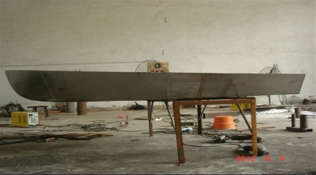 三亚飞鹰户外广告部委托我司进行制作和安装-蜈支洲岛《帆船雕塑》